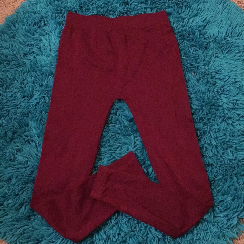 Dk Red/Burgundy Leggings